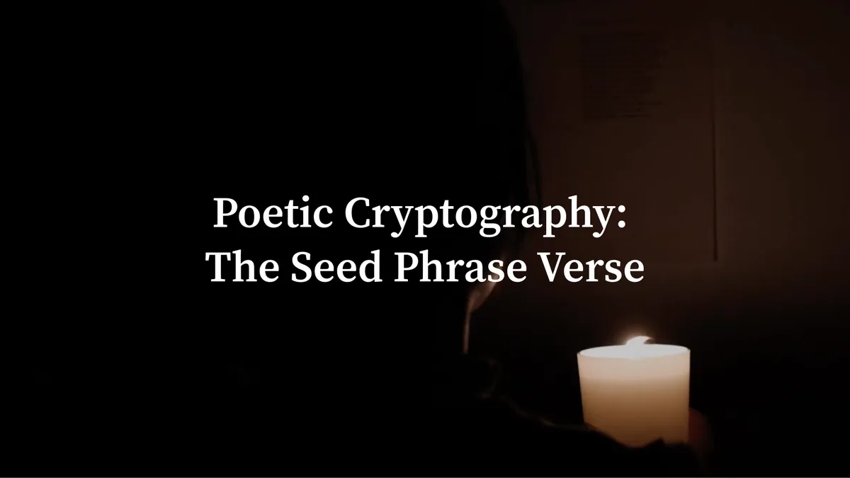 Poetic Cryptography@Devcon
